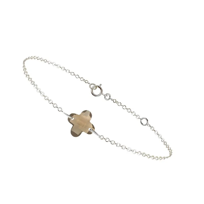 Bracelet pierre fleur